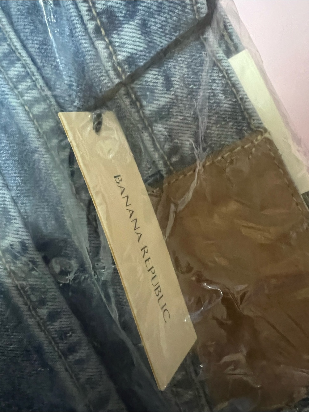 BANANA REPUBLIC THE ICON CLASSIC WIDE-LEG JEAN IN SIZE 30L NWT 160$ MRSP - Picture 8 of 8